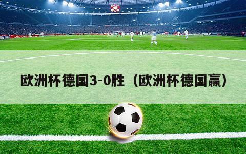 欧洲杯德国3-0胜（欧洲杯德国赢）